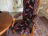 an image of a chair and a table in a room