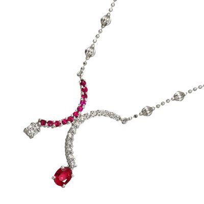 Karati Modèle : Collier rubis et diamants