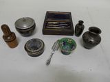 a lot of items that are sitting on a table
