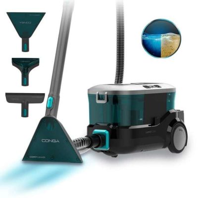 une image représentant un aspirateur surmonté d'une lumière bleue