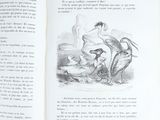 an open book with a picture of a man and a woman