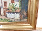 a picture of a painting on the wall of a house