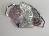 a mirror that has a bunch of different designs on it