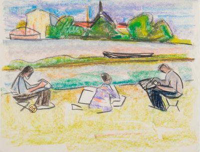 Raymond ESPINASSE (1897-1985) Les peintres