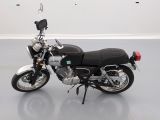 a motorcycle that is parked in a room