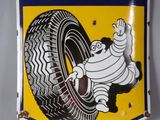 michel tire porcelain sign