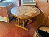 an image of a kitchen with a table and a stove