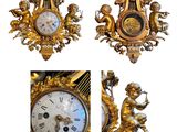 quatre images différentes d'une horloge sur laquelle figurent des chérensils et des chérensils