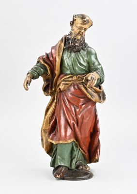 an image of a statue of a man with a beard and a robe