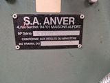 a sign that says sa anver on the side of a machine