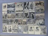 de nombreuses photos de personnes et d'animaux accrochées au mur