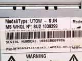 a close up of a label on a power supply unit