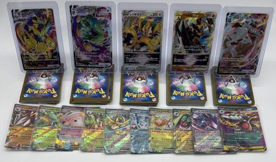 jeu de cartes à collectionner pokemon avec toutes les cartes dans la boîte