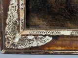 an image of a picture of a painting of a castle in the distance