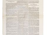 un vieux journal sur lequel figure la photo d'un homme