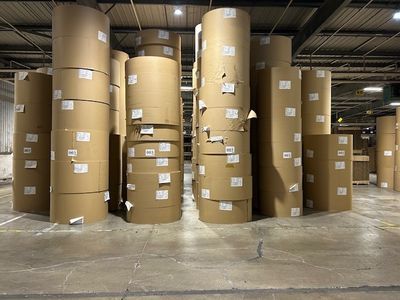 EXT - Bobines de carton (produits finis) Poids (grammes) /m²…