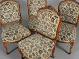 four chairs with floral upholstered upholstered upholstered upholstered upholstered upholstered upholstered upholstered