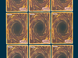 six square coasters with a picture of a spiral design on them