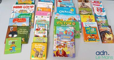 plusieurs livres pour enfants sont alignés sur une table
