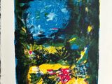 an image of a picture of a painting of a fish in the water