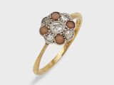 an antique diamond and gold ring