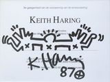 a black and white poster with graffiti writing on it