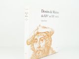 a book with a drawing of a man wearing a hat