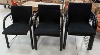 THONET (XXe). Suite de six chaises modèle S320 à garniture d…