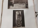un vieux livre contenant des illustrations représentant une femme et un homme dans une baignoire