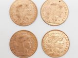 quatre pièces britanniques différentes, dont un souverain et un souverain