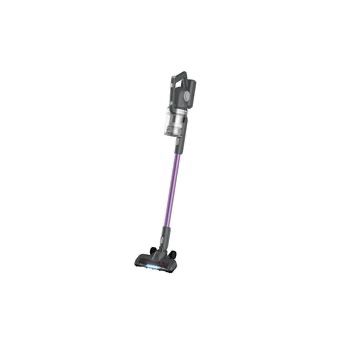 gros plan d'un aspirateur sur fond blanc