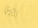 dessin représentant un homme et une femme portant des lunettes, sur fond jaune