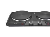 the two burners are on top of each other on the stove