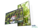 une photo d'une photo d'une maison dans les bois
