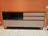 an image of a modern entertainment center in a living room