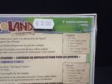 a sign on the back of a box with instructions on it