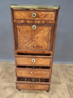 Petit secrétaire rectangulaire en bois plaqué ouvrant par qu… (photo 6)