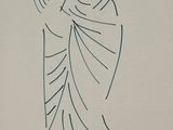 une image représentant le dessin d'une personne vêtue d'une robe