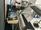 a machine that is sitting in a room next to a wall