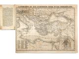 an old map of the middle east and middle asia