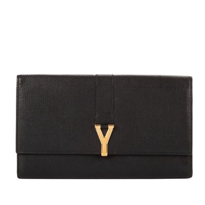 YVES SAINT-LAURENT - PORTEFEUILLE modèle "Classic Y Line Clu…