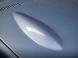 a close up of the hood of a car