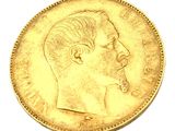 an image of a gold coin with a man ' s face on it