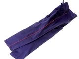 purple pants with red pips on them on a white background