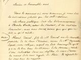 un vieux document sur lequel figurent des inscriptions à l'encre noire
