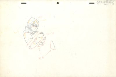 un dessin représentant un homme assis sur une chaise