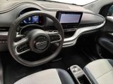 the interior of a car with a steering wheel, dashboard, and dash board