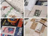 many different pictures of a variety of items in a store