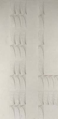 un dessin représentant la lettre « h » sur le mur
