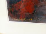 la photo d'une femme en robe rouge